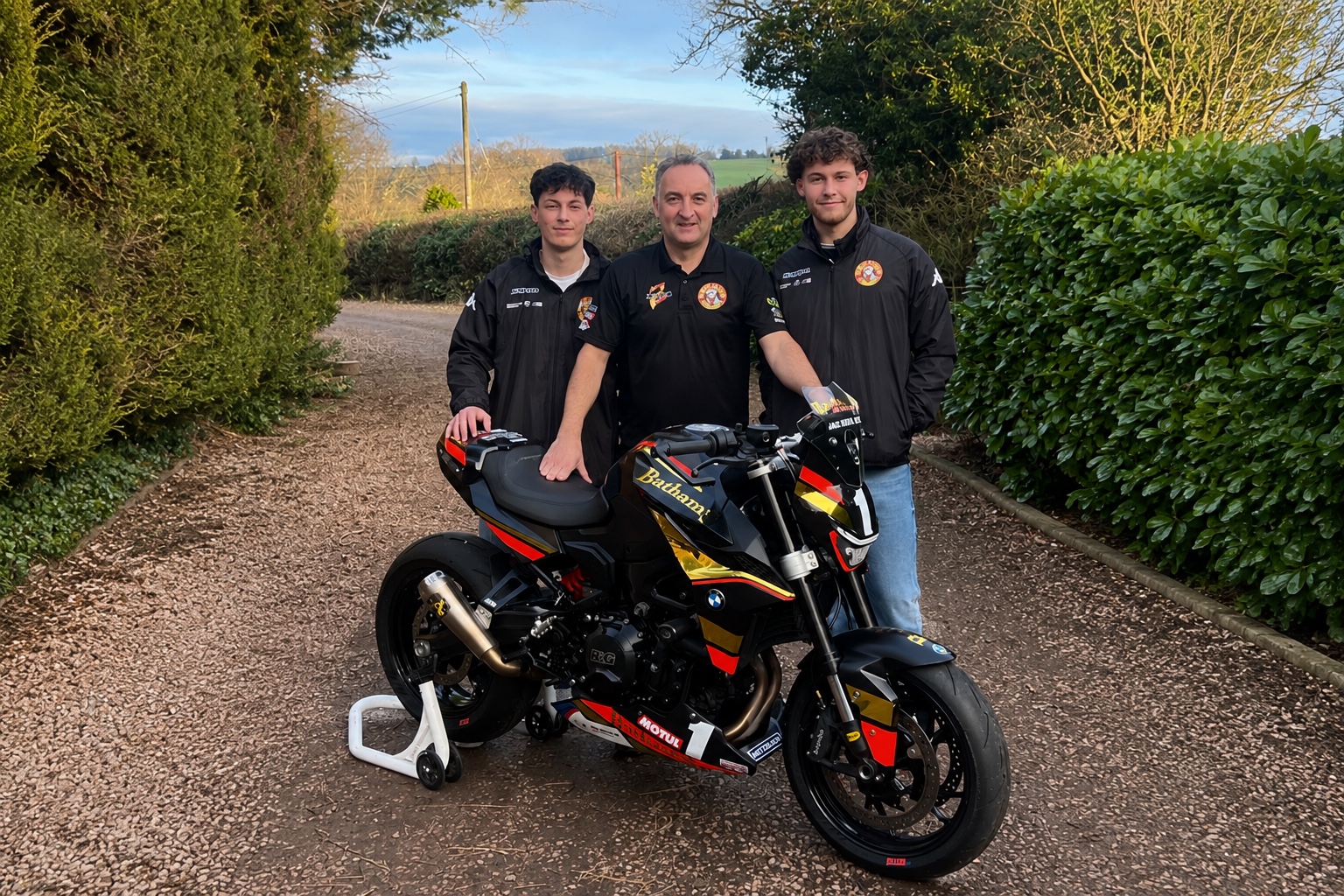 Christian Smith joining his first racing team with the team and race bike