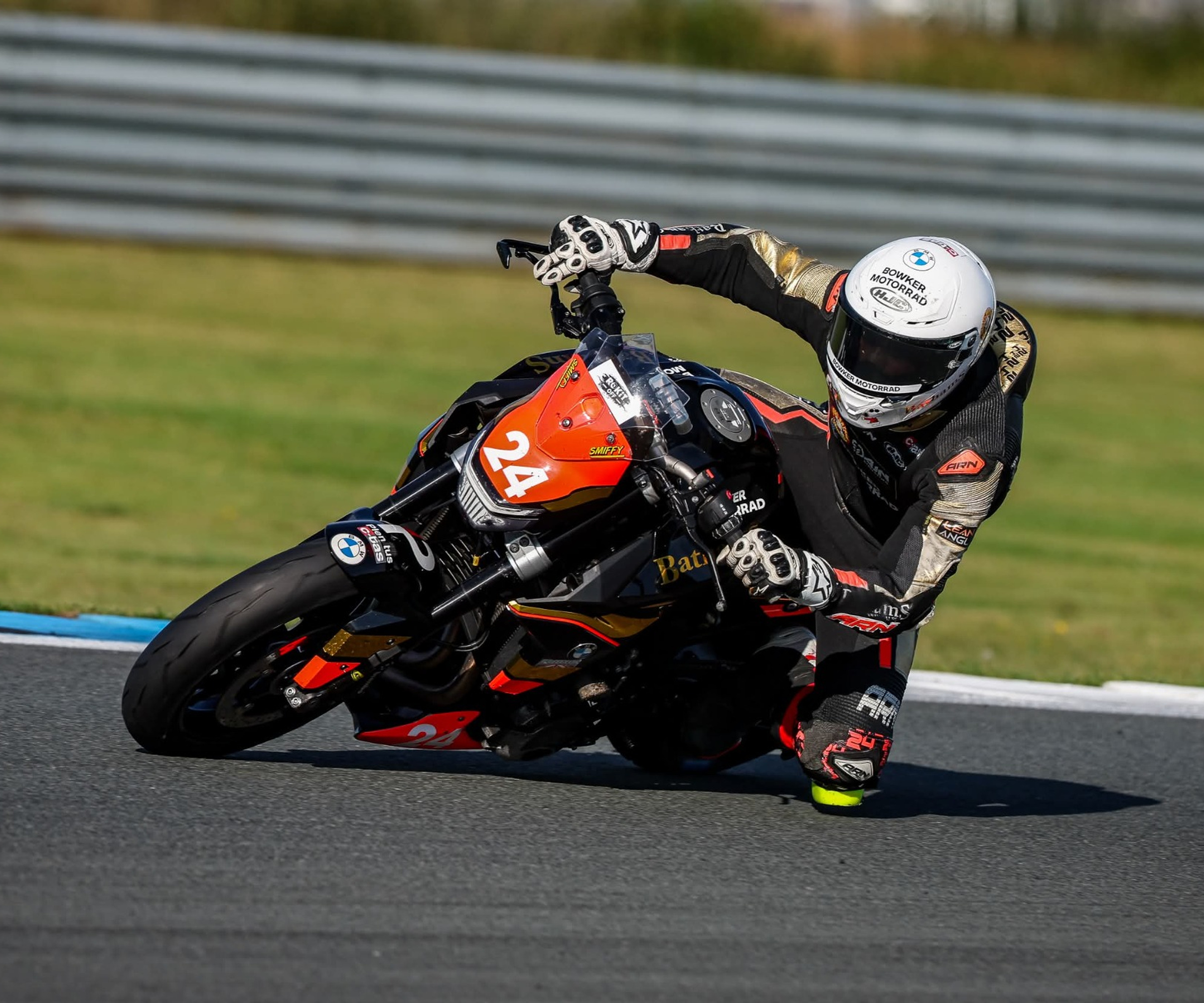 Smith Twins motorcycle racing on track